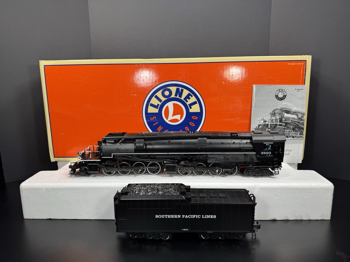 Lionel LEGACY 6-84248 Southern Pacific SP AC-9 steam engine #3800 EX0