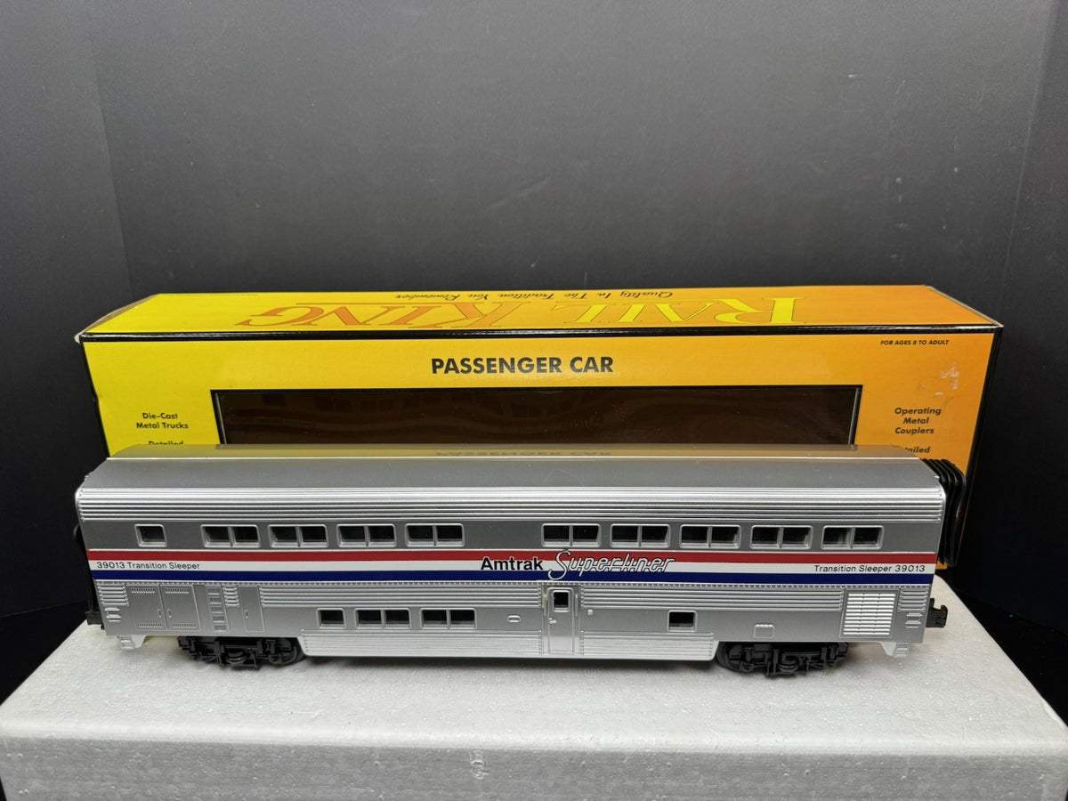MTH RailKing 30-6503 Amtrak Superliner transitional sleeper car #39013 LNIB2
