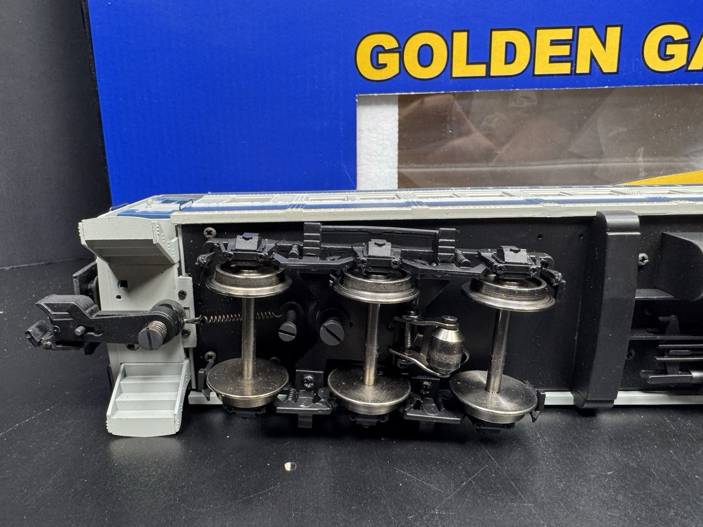 Golden Gate Depot GGD Missouri Pacific MoPac 80' passenger coach 4-car set LNIB12