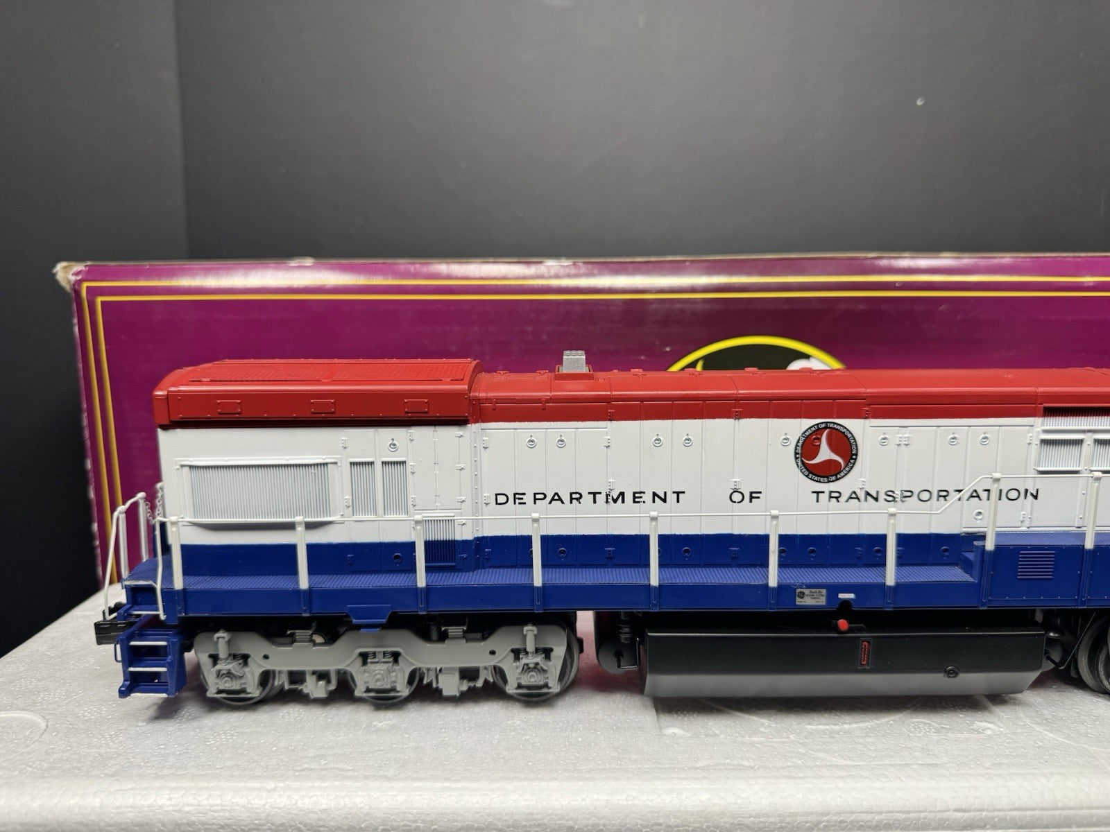 MTH 20-20925-1 U.S. Dept of Transportation U30C diesel engine #001 PS3 LNIB7