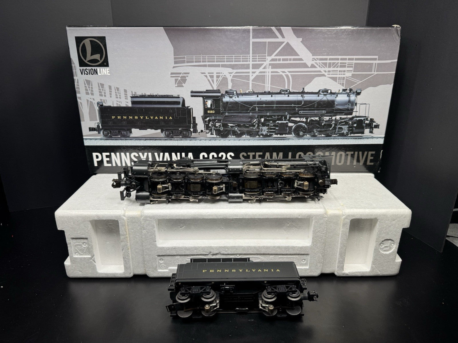 Lionel VISIONLINE 6-11154 Pennsylvania PRR 0-8-8-0 CC2 steam engine #8183 EX12