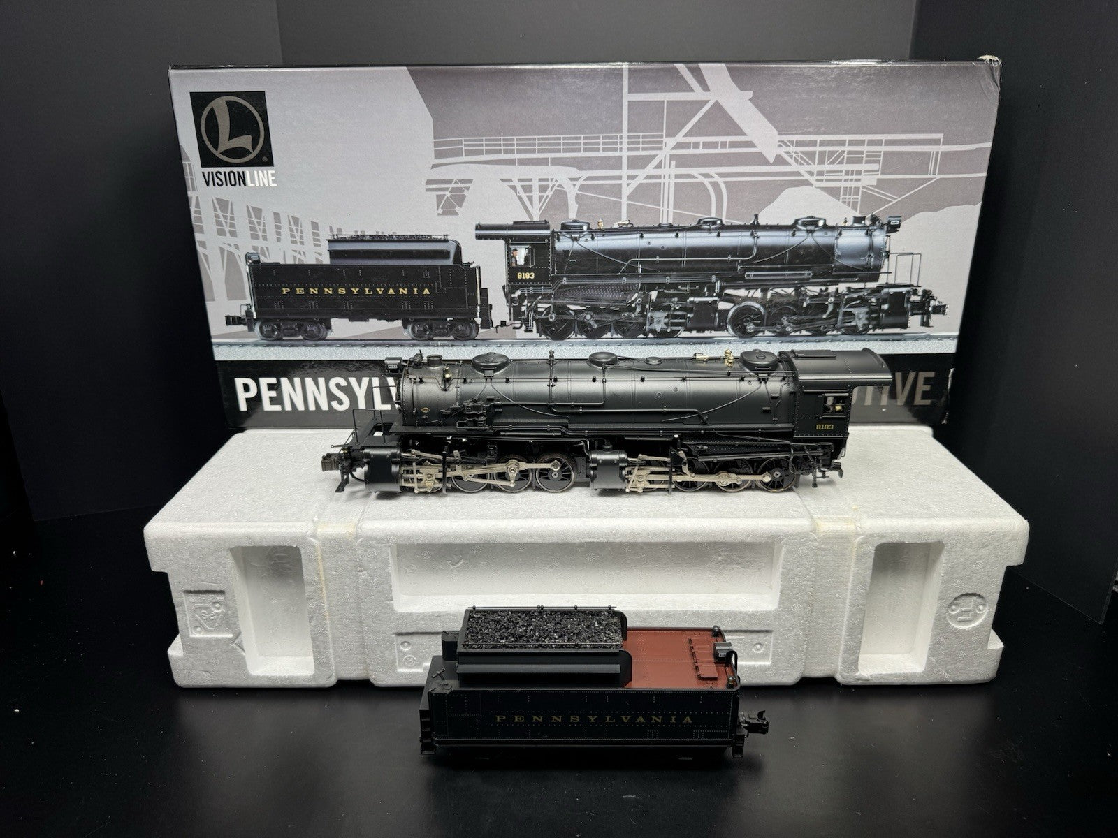 Lionel VISIONLINE 6-11154 Pennsylvania PRR 0-8-8-0 CC2 steam engine #8183 EX6