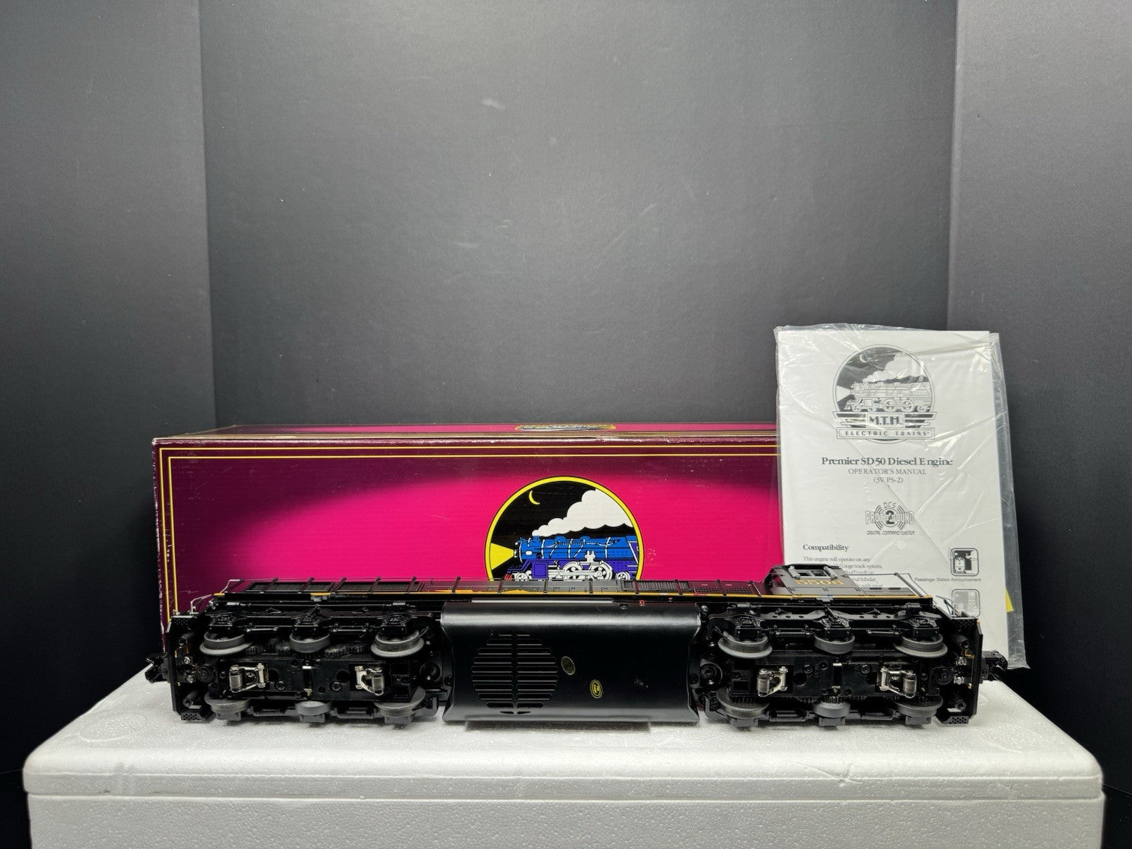 MTH 20-2579-1 Denver & Rio Grande SD50 diesel engine #5506 PS2 BCR LNIB10