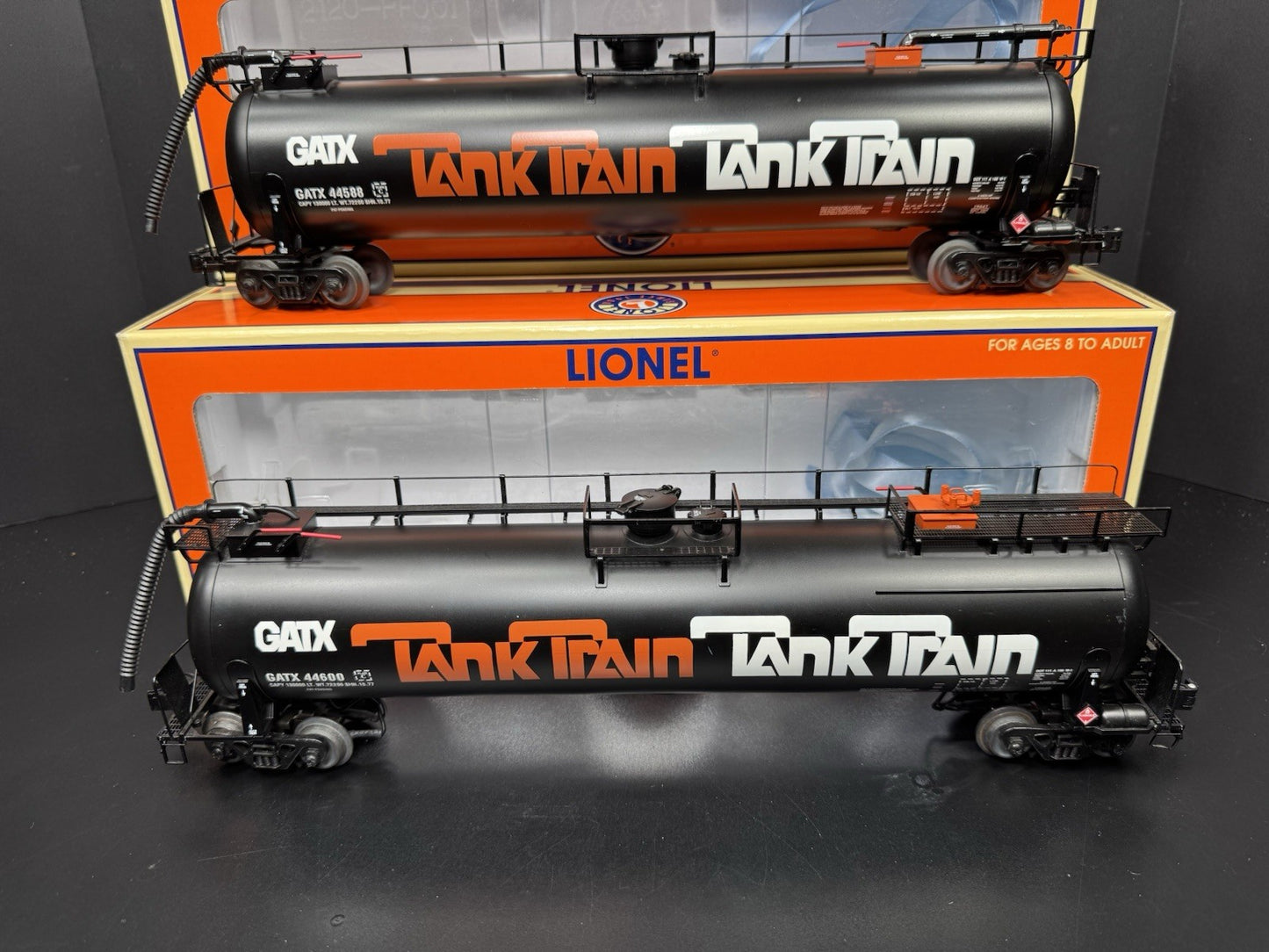 Lionel 6-19639 GATX Tank Train tanker car 3-pack EX3