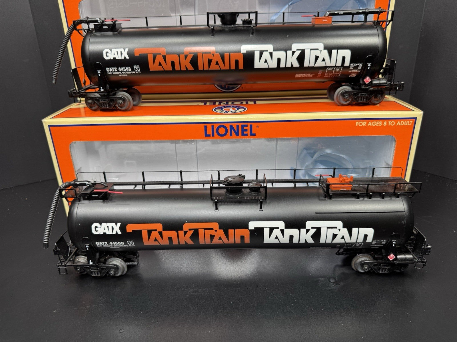 Lionel 6-19639 GATX Tank Train tanker car 3-pack EX3