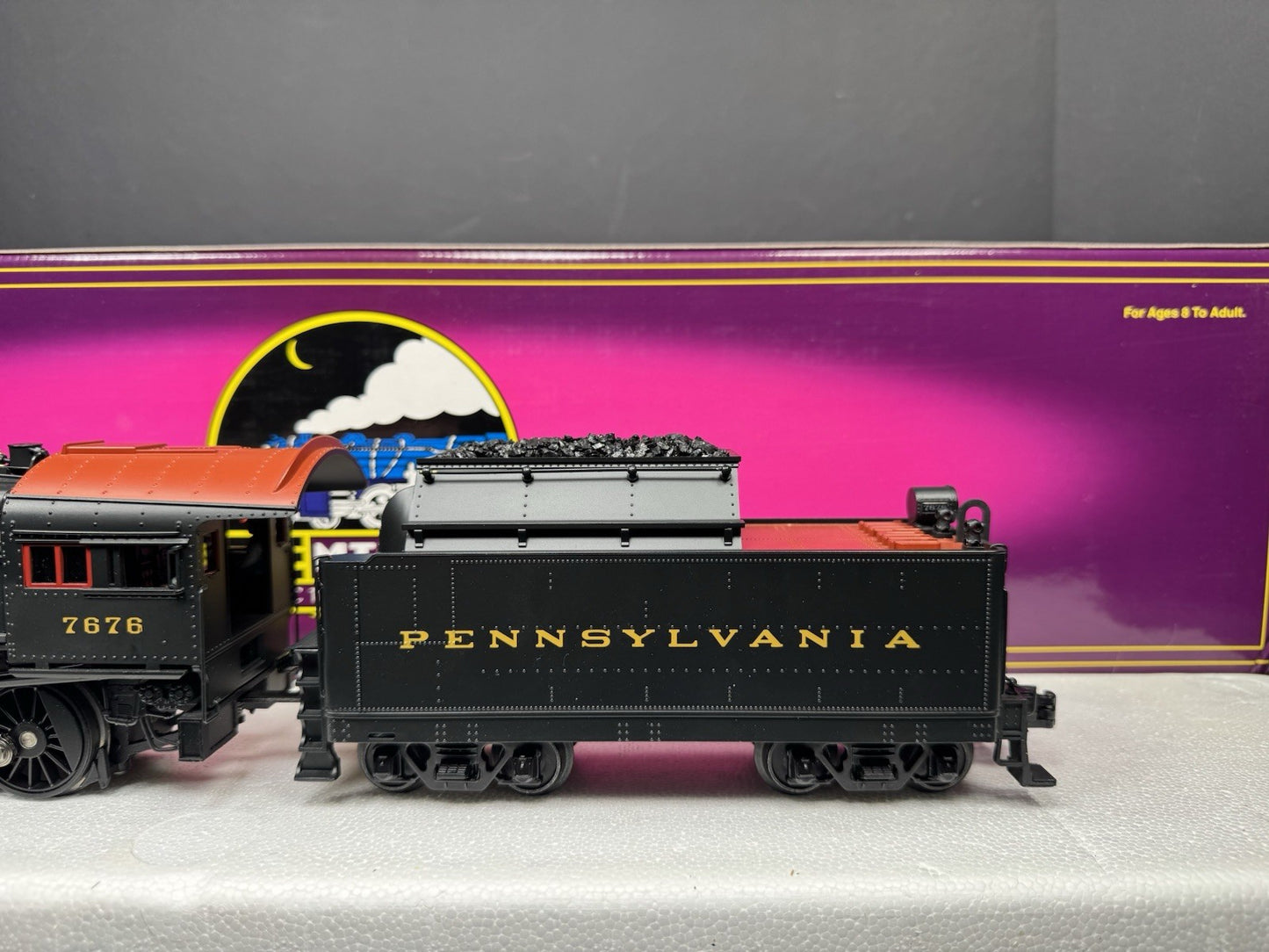 MTH 20-3055-1 Pennsylvania PRR H10s Consolidation steam engine #7676 PS2 LNIB3