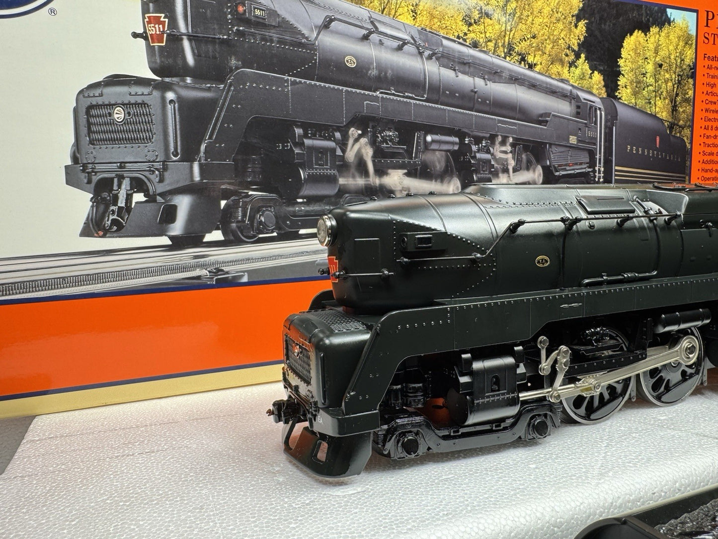 Lionel 6-28063 TMCC Pennsylvania PRR T1 4-4-4-4 Duplex steam engine #5511 LNIB1