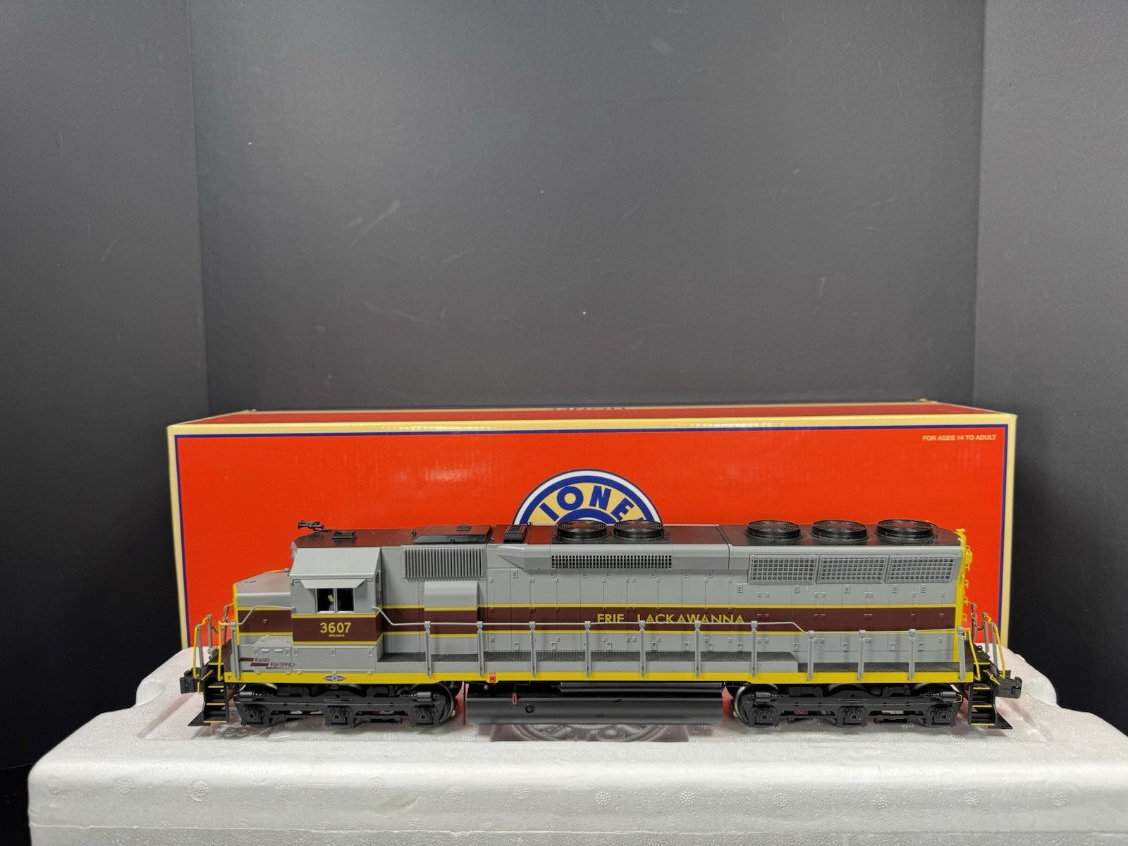 Lionel LEGACY 6-83368 Erie Lackawanna SD45 diesel engine #3607 EX5