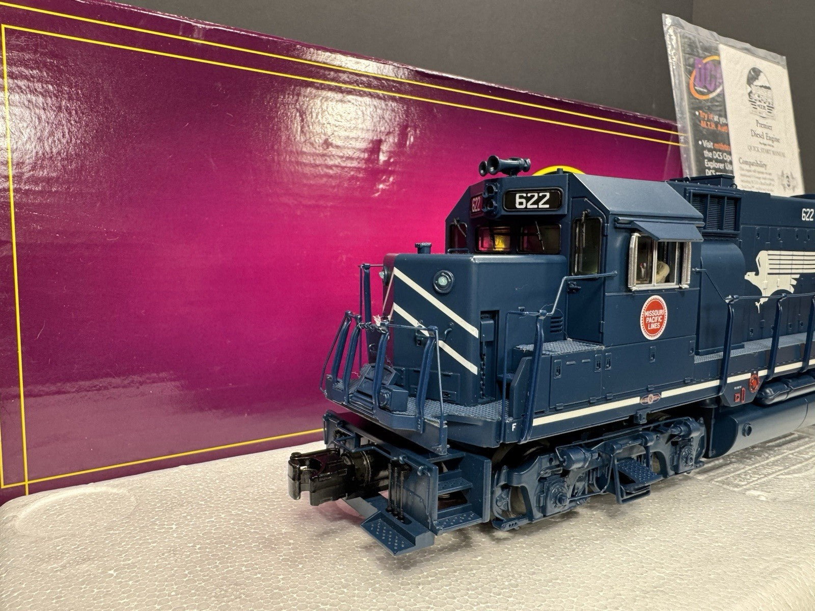 MTH 20-21555-1 Missouri Pacific MoPac GP-35 diesel engine #622 PS 3.0 NIB1