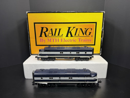 MTH RailKing 30-2970-1 Richmond RF&P E-3 diesel engine AA set PS 2 BCR EX0