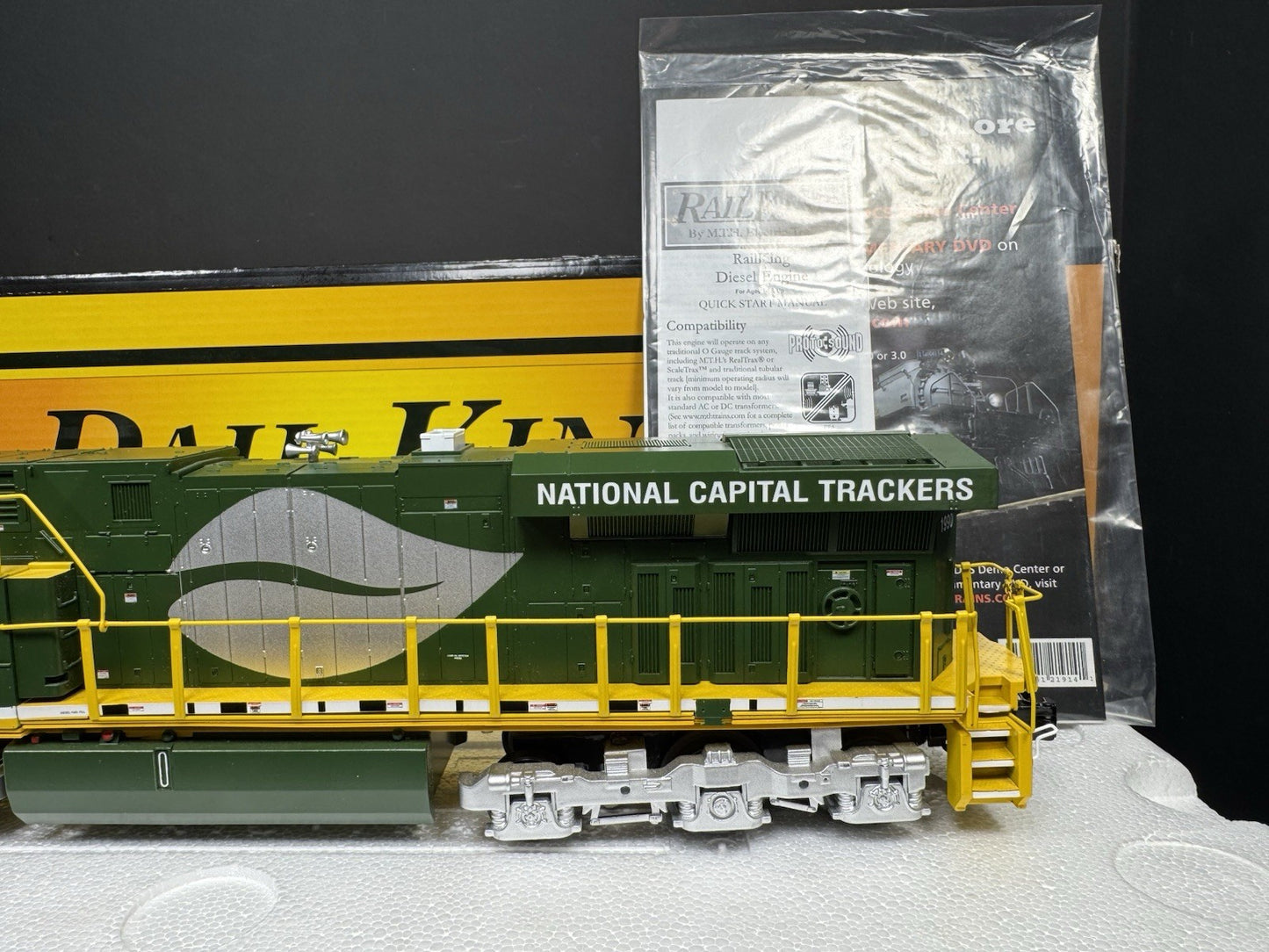 MTH RailKing 30-20480-1 National Capital Trackers ES44AC diesel engine PS3 NIB3