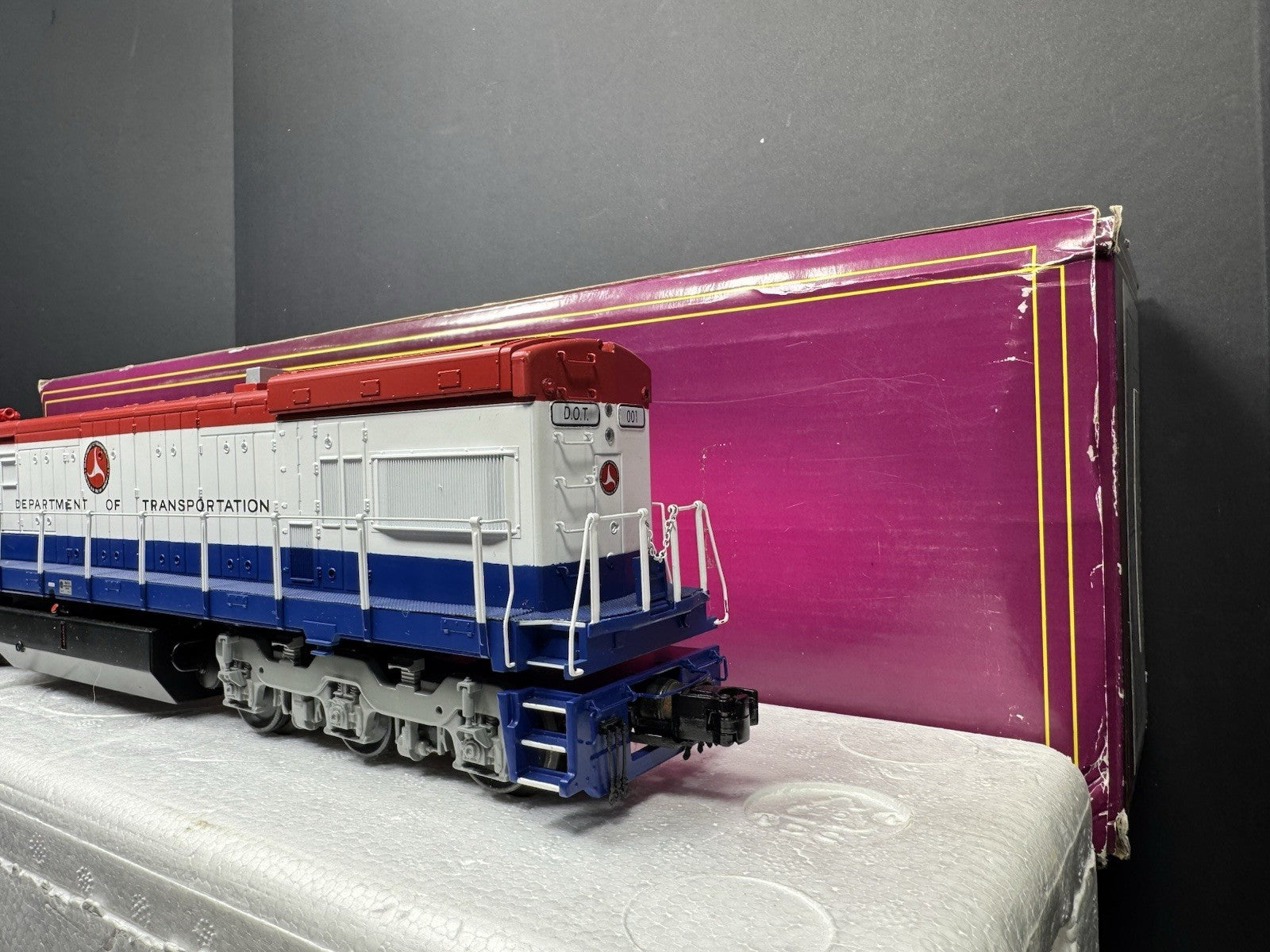 MTH 20-20925-1 U.S. Dept of Transportation U30C diesel engine #001 PS3 LNIB4