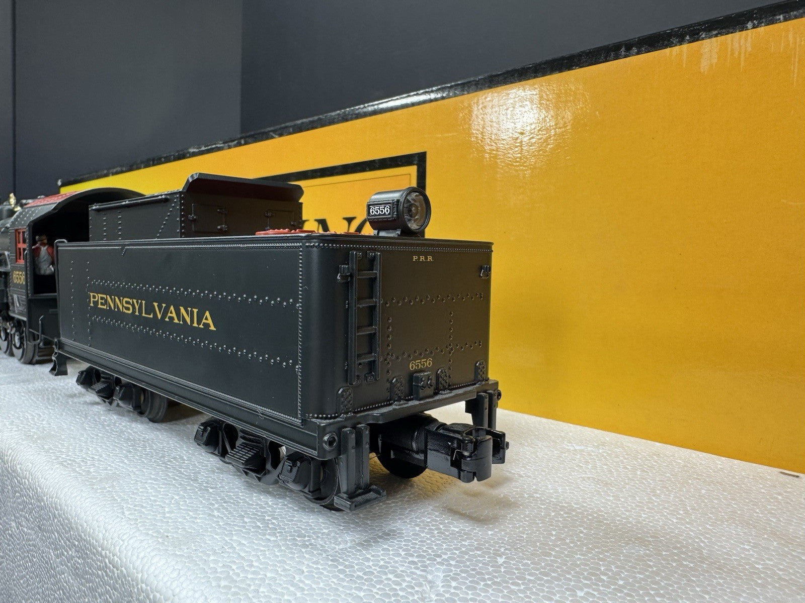 MTH RailKing 30-1313-1 Pennsylvania PRR 0-8-0 steam engine #6556 PS2 LNIB9
