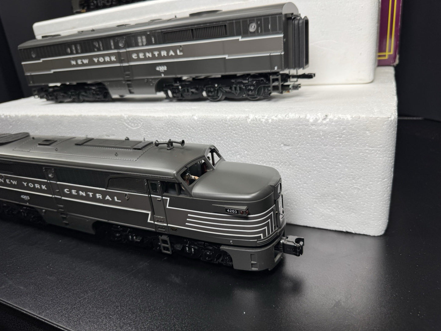 MTH 20-2476-1 New York Central NYC Alco PA diesel engine ABA set PS2 BCR EX5
