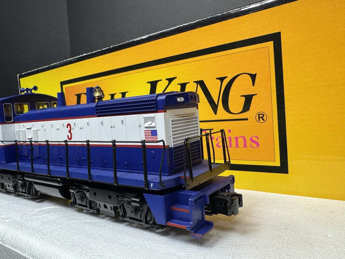 MTH RailKing 30-20071-1 NASA SW1500 diesel switcher engine #3 PS3 LNIB HTF7