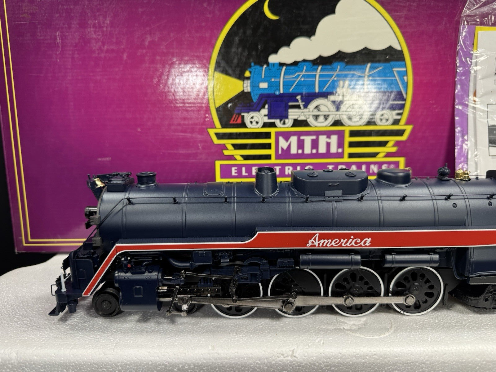 MTH 20-3131-1 American Freedom Train 4-8-4 T-1 steam engine #1 PS2 BCR LNIB2