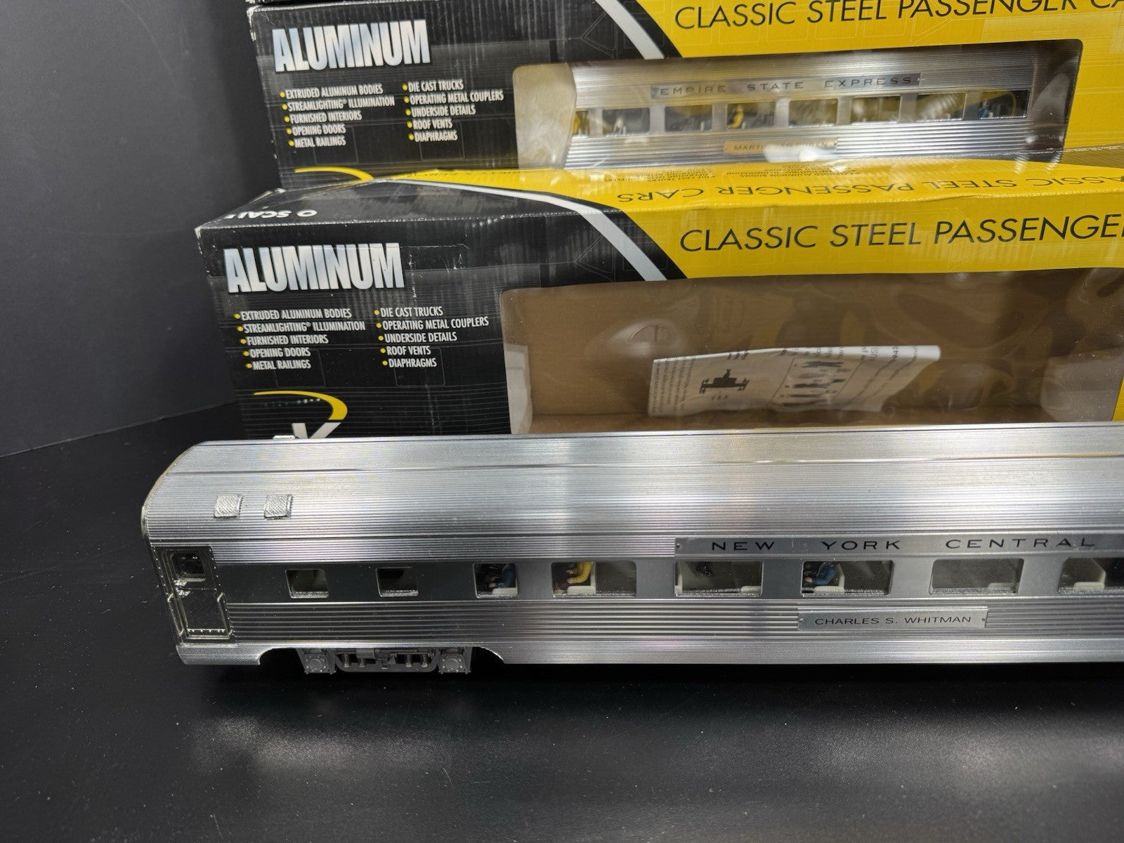 K-Line K-4670M New York Central NYC 21" aluminum passenger 4-car set LNIB3