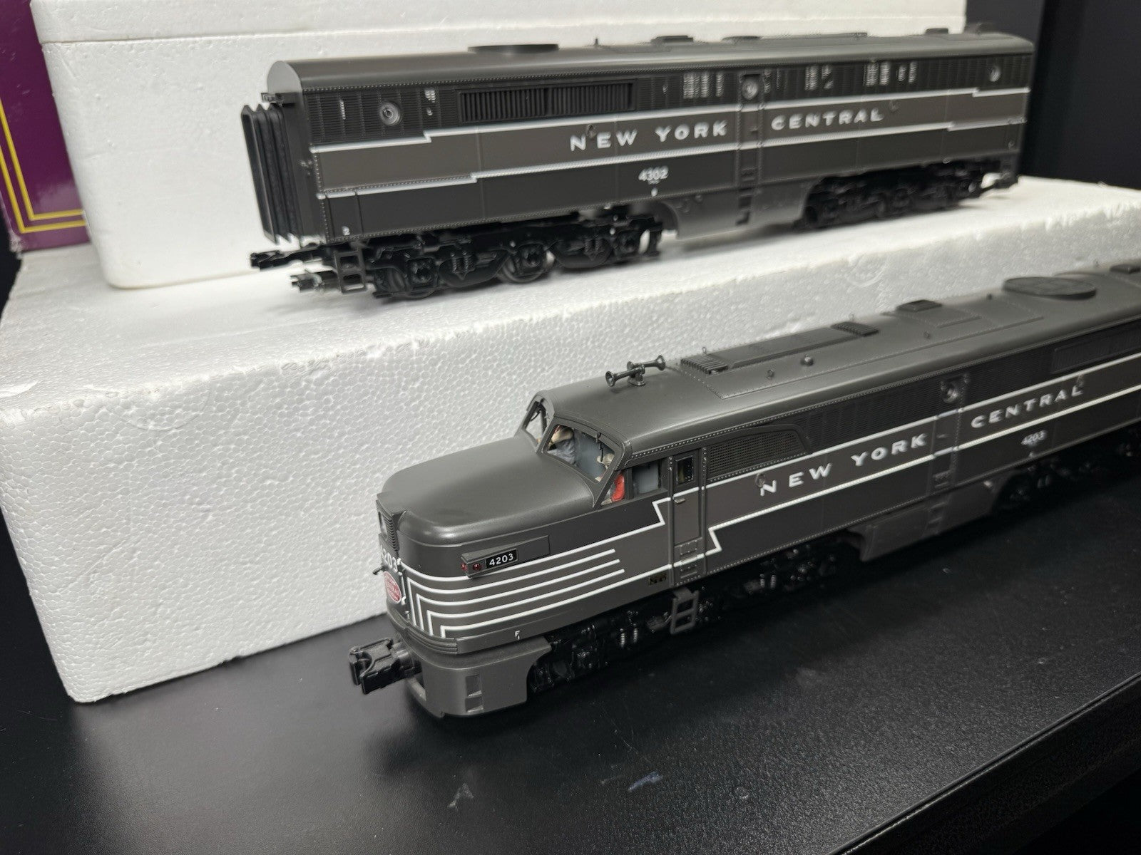 MTH 20-2476-1 New York Central NYC Alco PA diesel engine ABA set PS2 BCR EX11