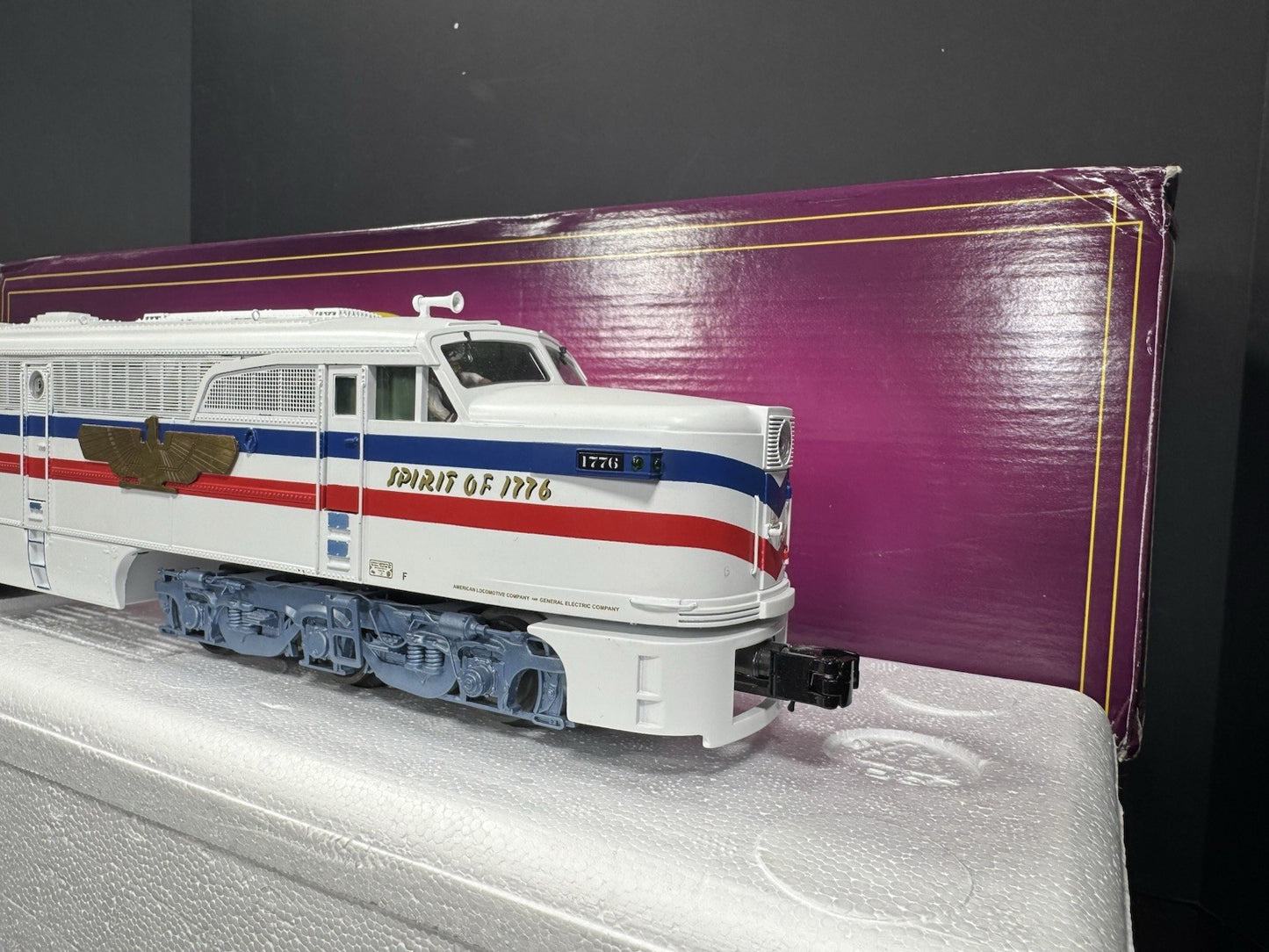 MTH 20-2967-1E American Freedom Alco PA diesel engine #1776 PS2 BCR LNIB9