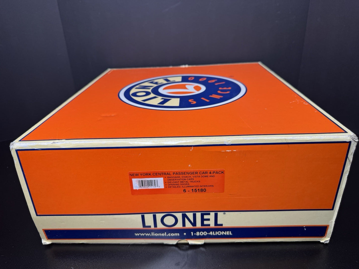 Lionel 6-15180 New York Central NYC streamlined passenger 4-car set NIB5