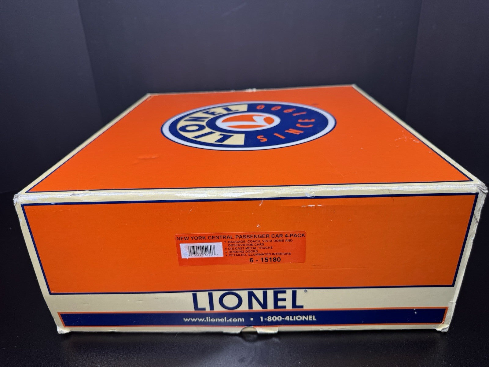 Lionel 6-15180 New York Central NYC streamlined passenger 4-car set NIB5