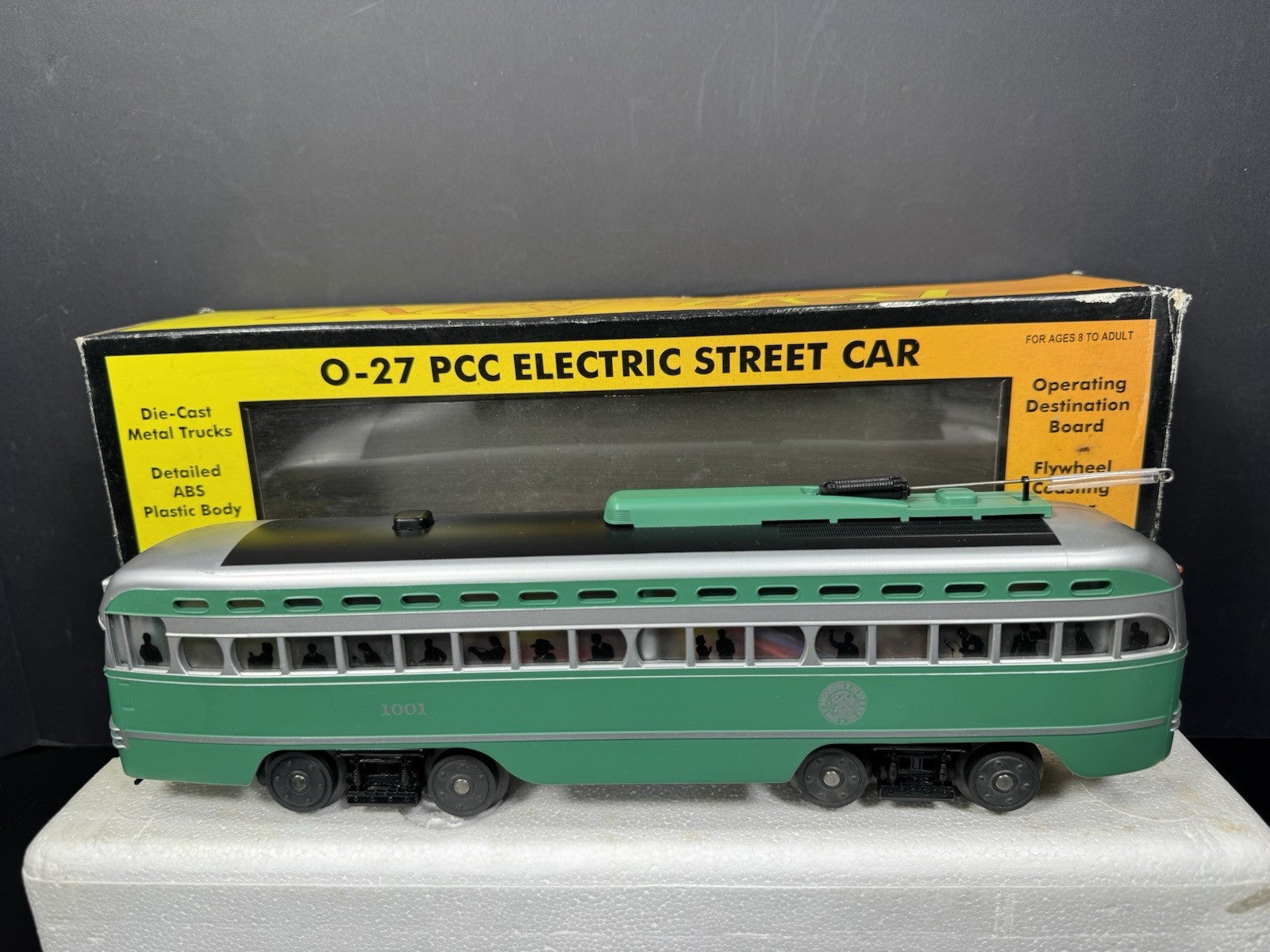 MTH RailKing 30-2544-1 Brooklyn PCC electric street car #1001 PS2 BCR EX2