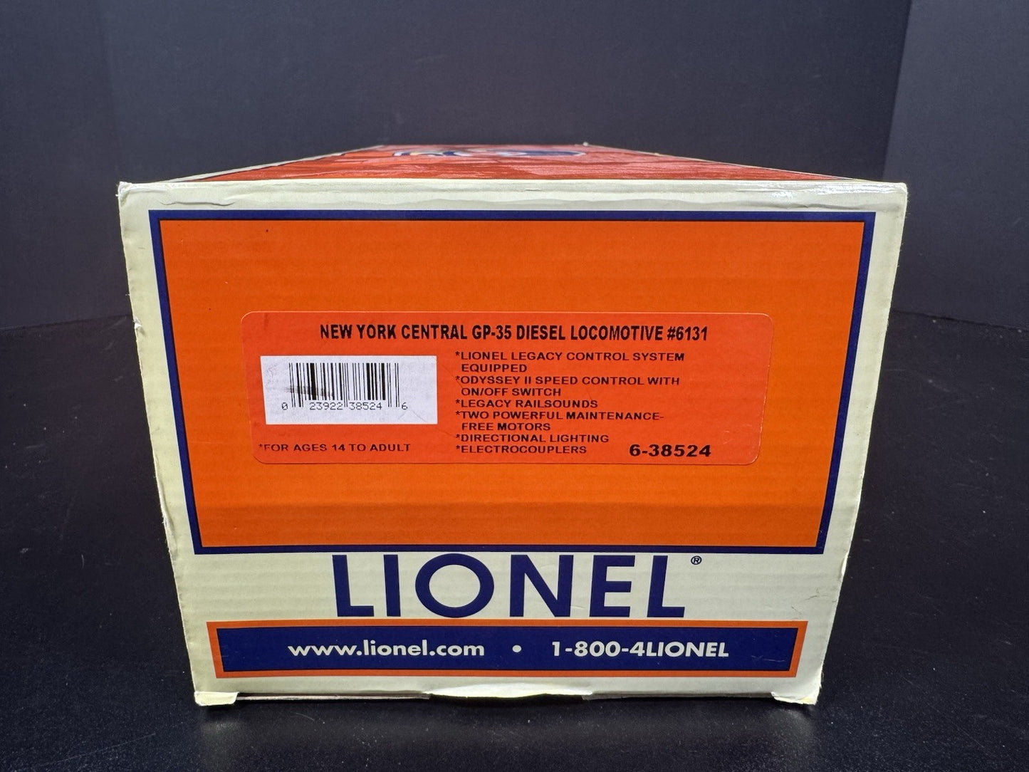 Lionel LEGACY 6-38524 New York Central NYC GP35 diesel engine #6131 LNIB12