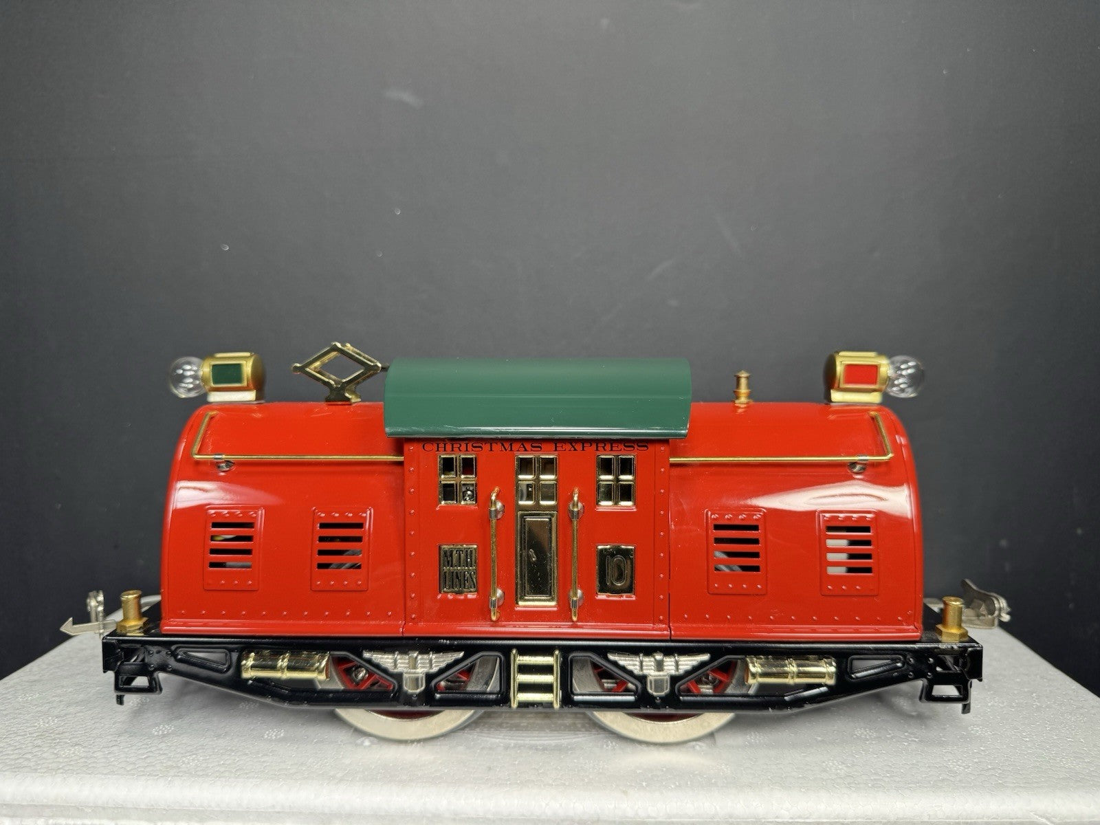 MTH Tinplate 10-1209-1 Std Gauge Christmas No. 10 electric freight set PS2 LNIB1