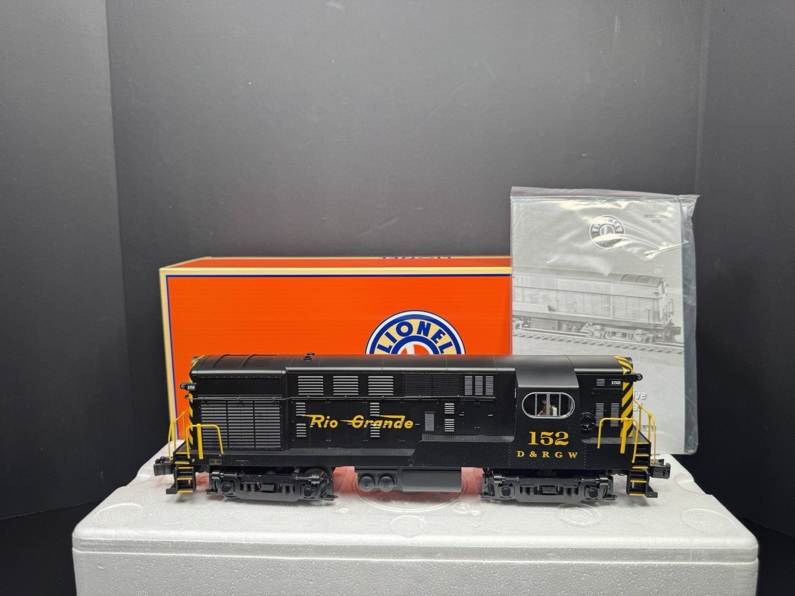 Lionel LEGACY 2333272 Rio Grande H15-44 diesel engine #152 LNIB0