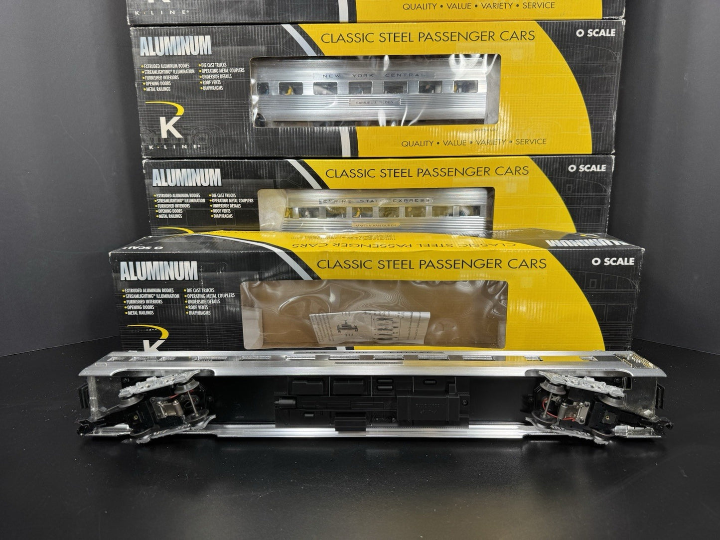 K-Line K-4670M New York Central NYC 21" aluminum passenger 4-car set LNIB11