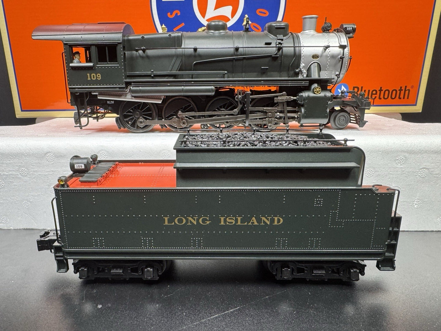 Lionel LEGACY 6-84950 Long Island H-10 steam engine #109 LNIB9