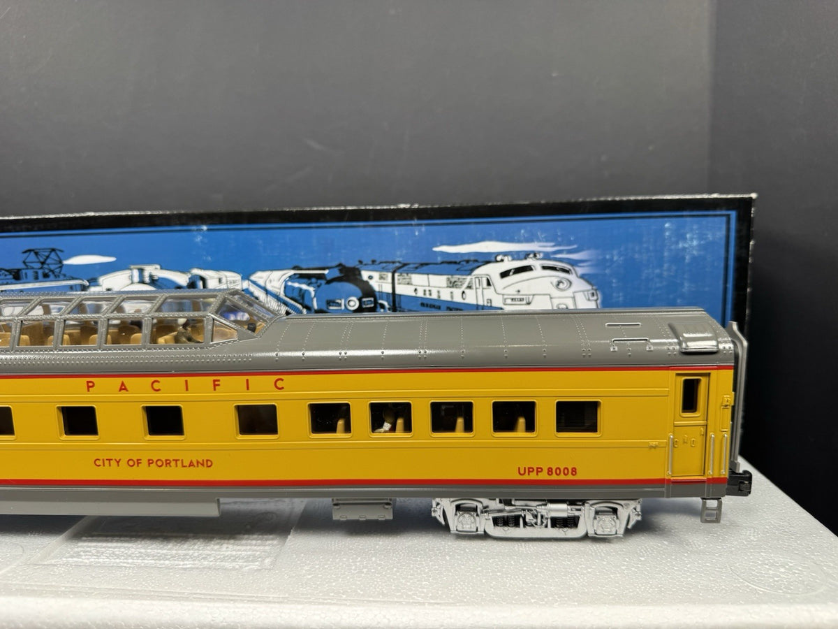 MTH 20-67147 Union Pacific UP 70' City of Portland vista dome passenger car LNIB3