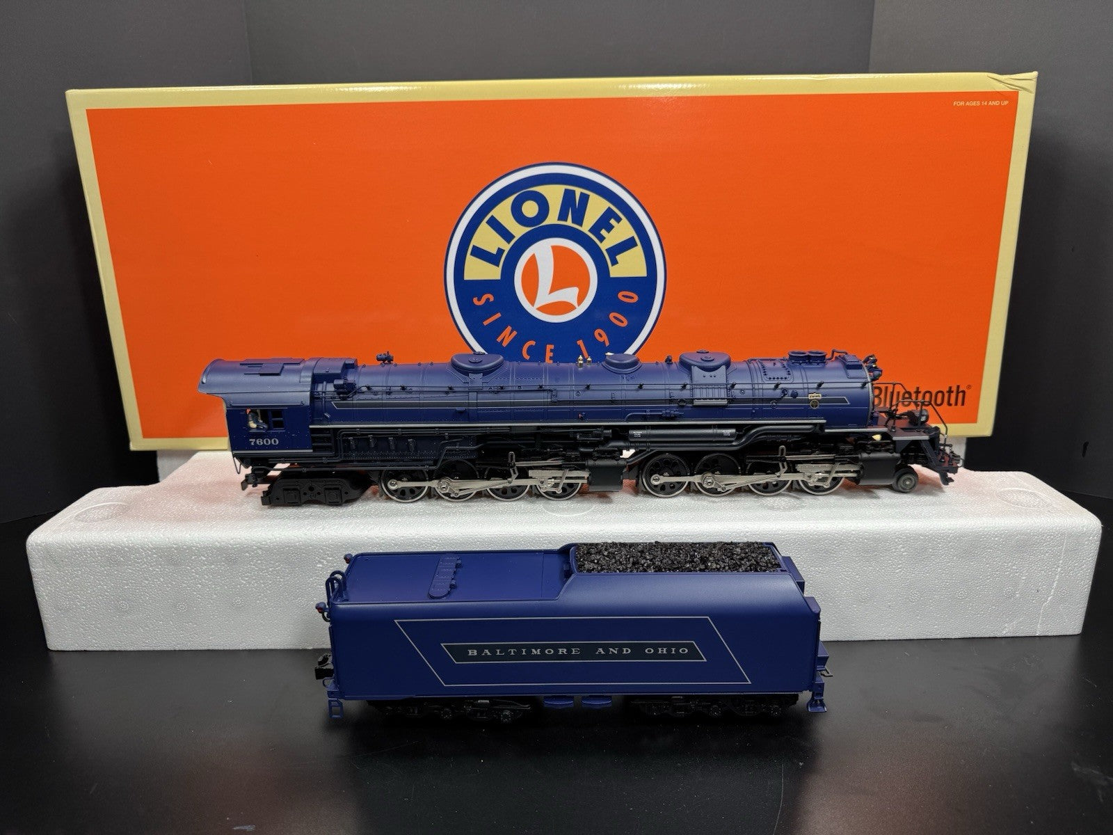 Lionel LEGACY 2031100 Baltimore & Ohio B&O EM1 blue steam engine #7600 LNIB6