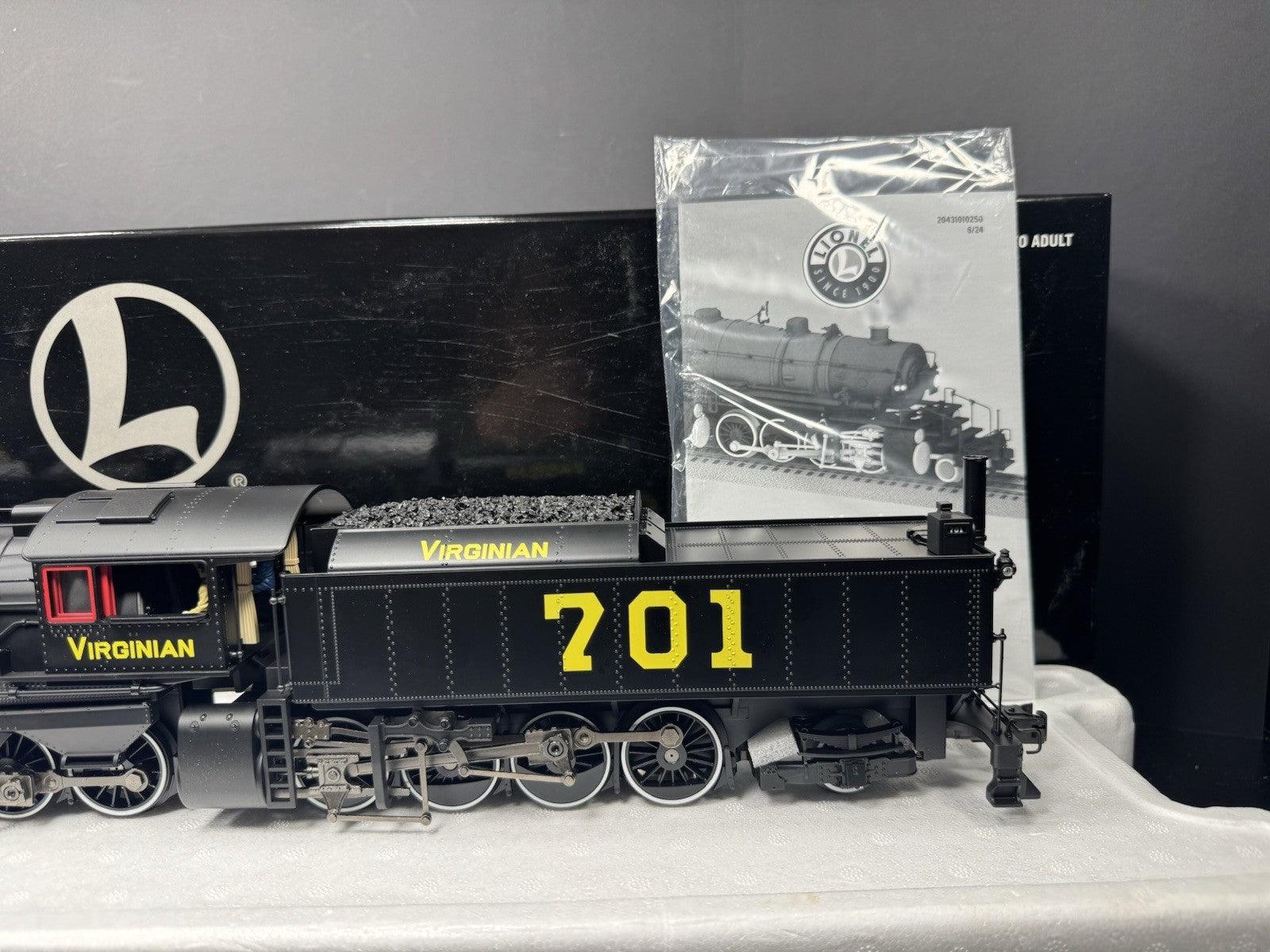 Lionel VISIONLINE 2431070 Virginian Triplex steam engine #701 LNIB4