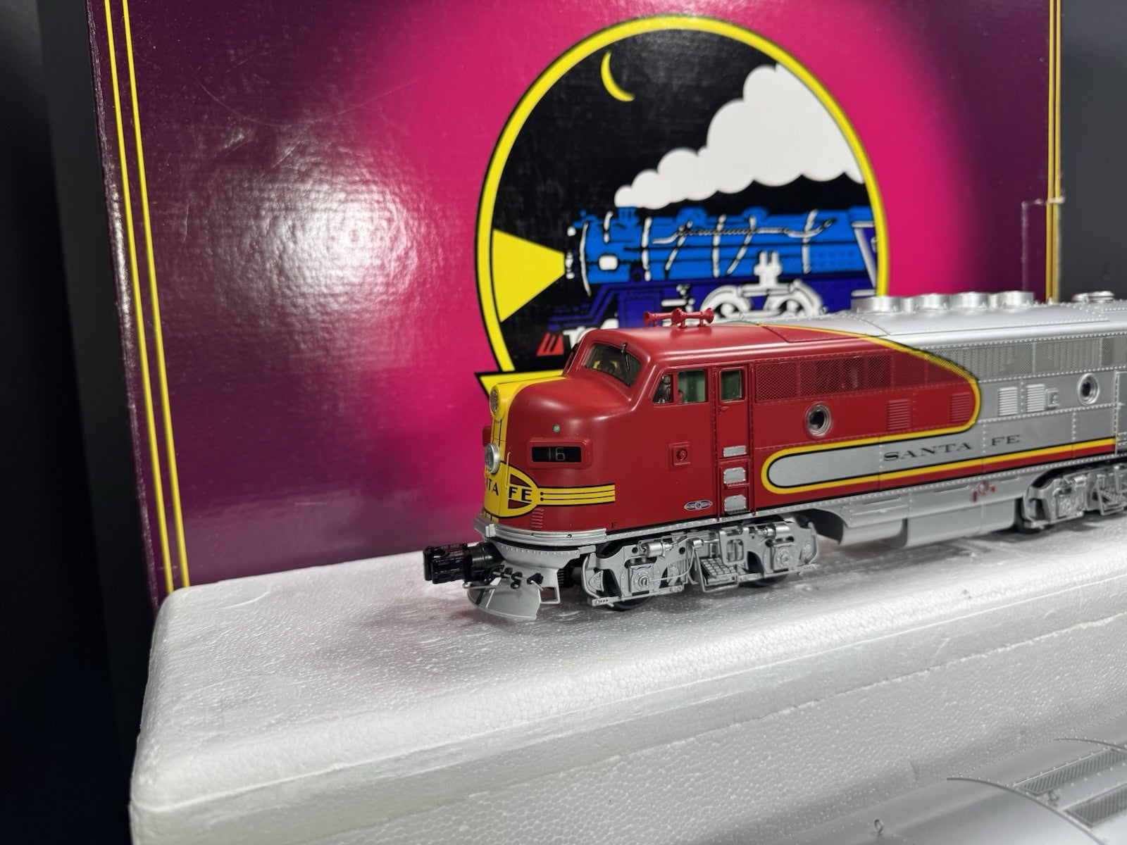 MTH 20-2676-1E Santa Fe Warbonnet F-3 diesel engine ABA set PS2 BCR EX1