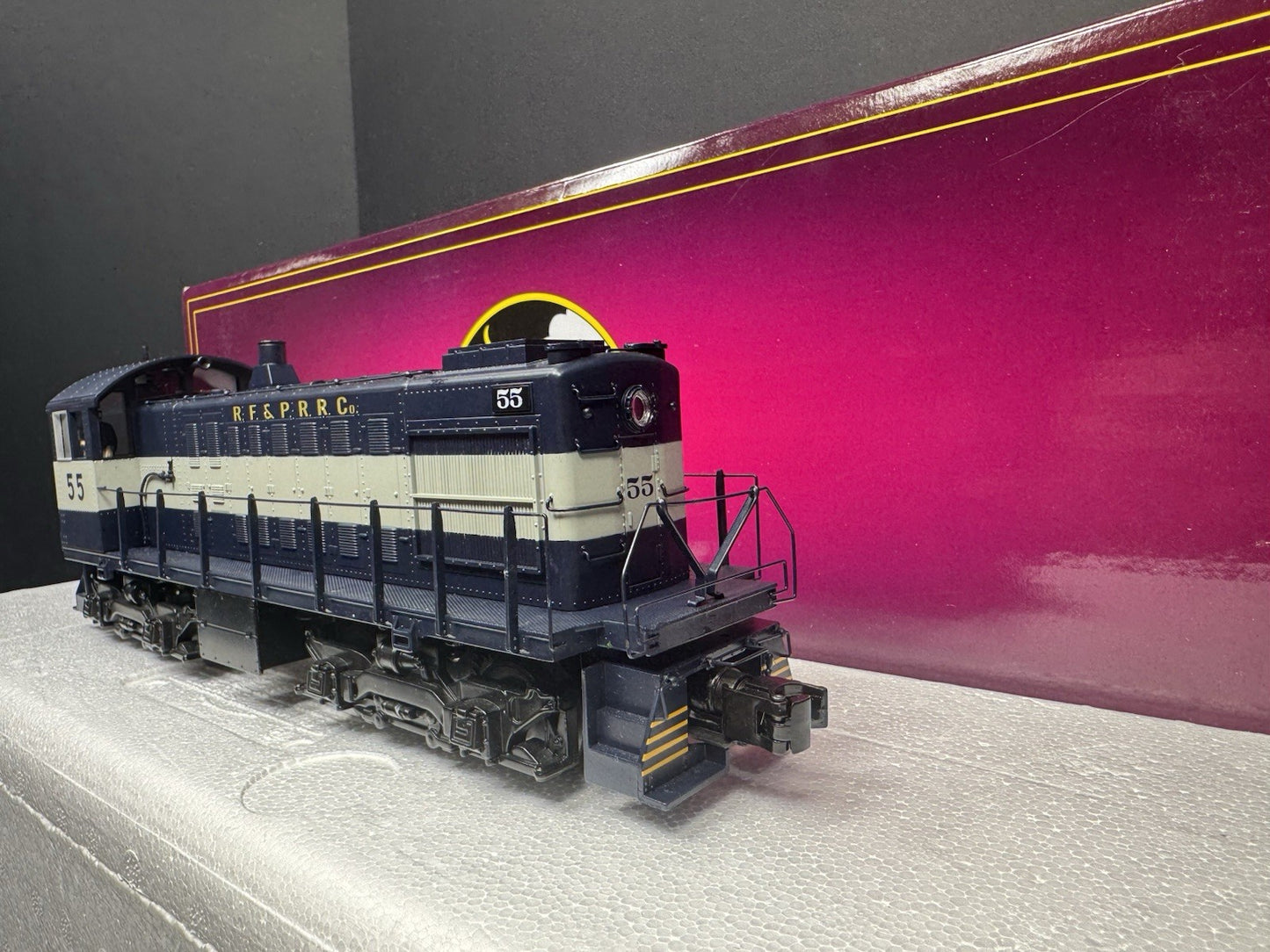 MTH 20-21181-1 Richmond RF&P Alco S-2 diesel switcher engine #55 PS3 LNIB7