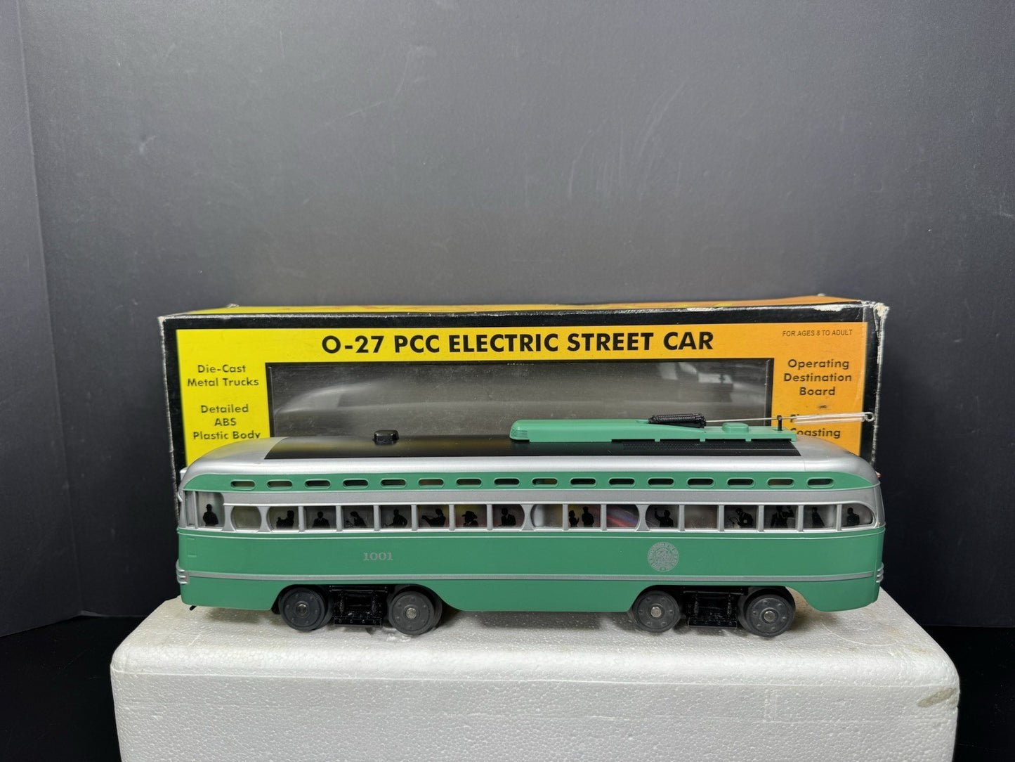 MTH RailKing 30-2544-1 Brooklyn PCC electric street car #1001 PS2 BCR EX0