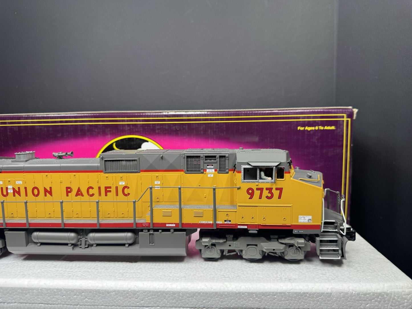 MTH 20-2270-1 Union Pacific UP Dash-9 diesel engine #9737 PS2 BCR LNIB8