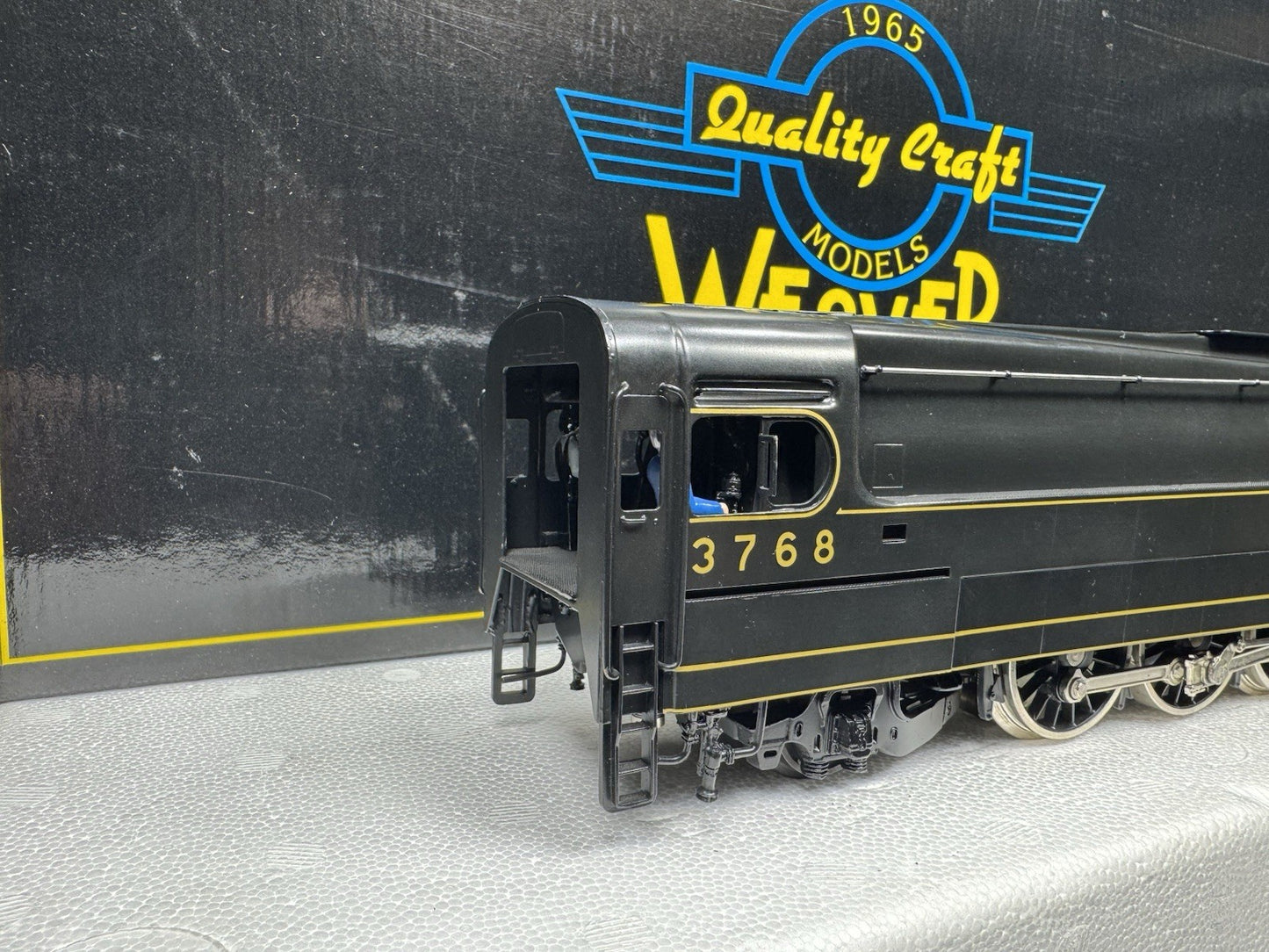 Weaver 3-rail brass Pennsylvania PRR Torpedo 4-6-2 Pacific steam engine #3768 EX6