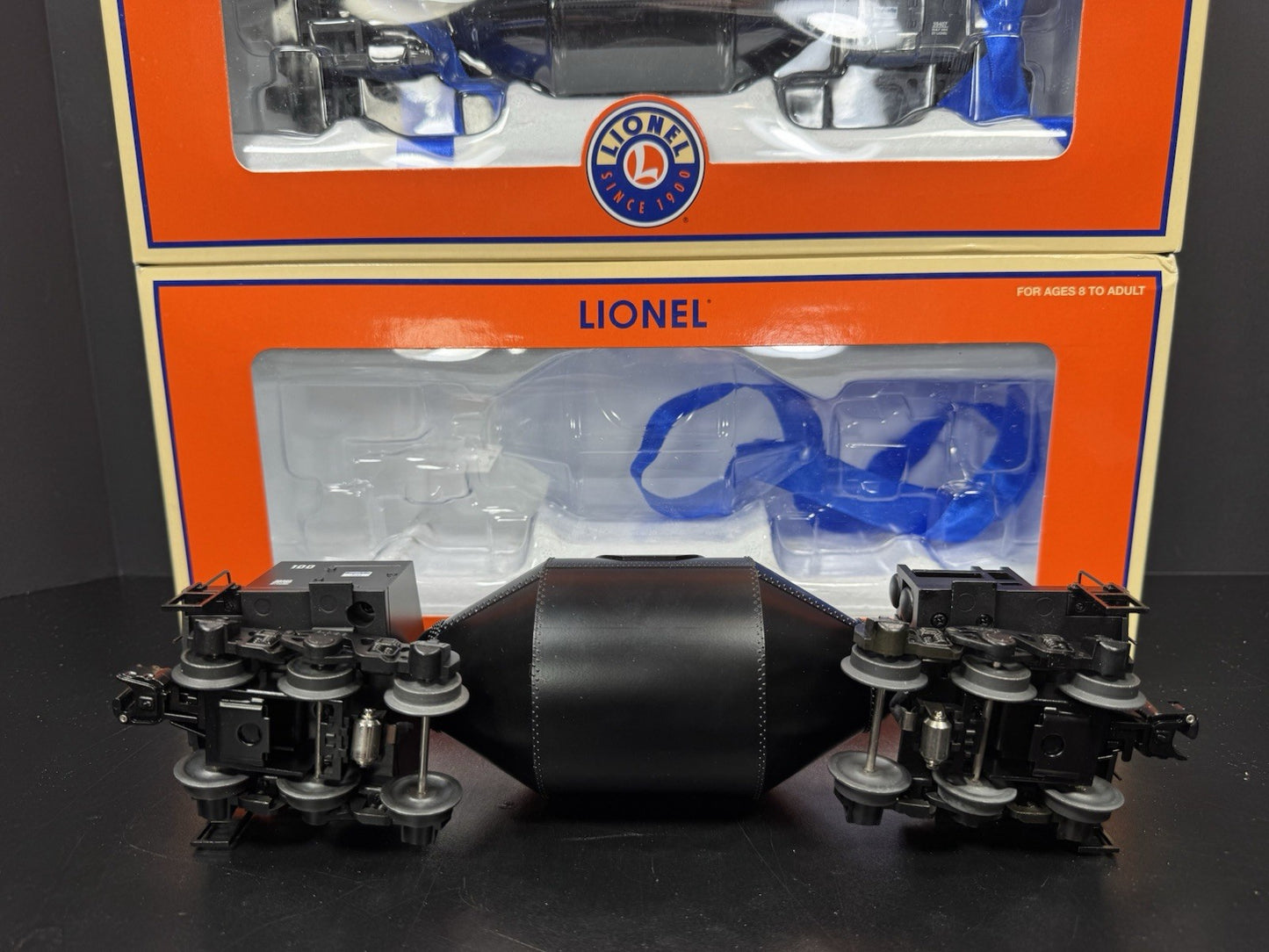 Lionel 6-39404 Republic Steel hot metal car w flickering load 3-pack LNIB9