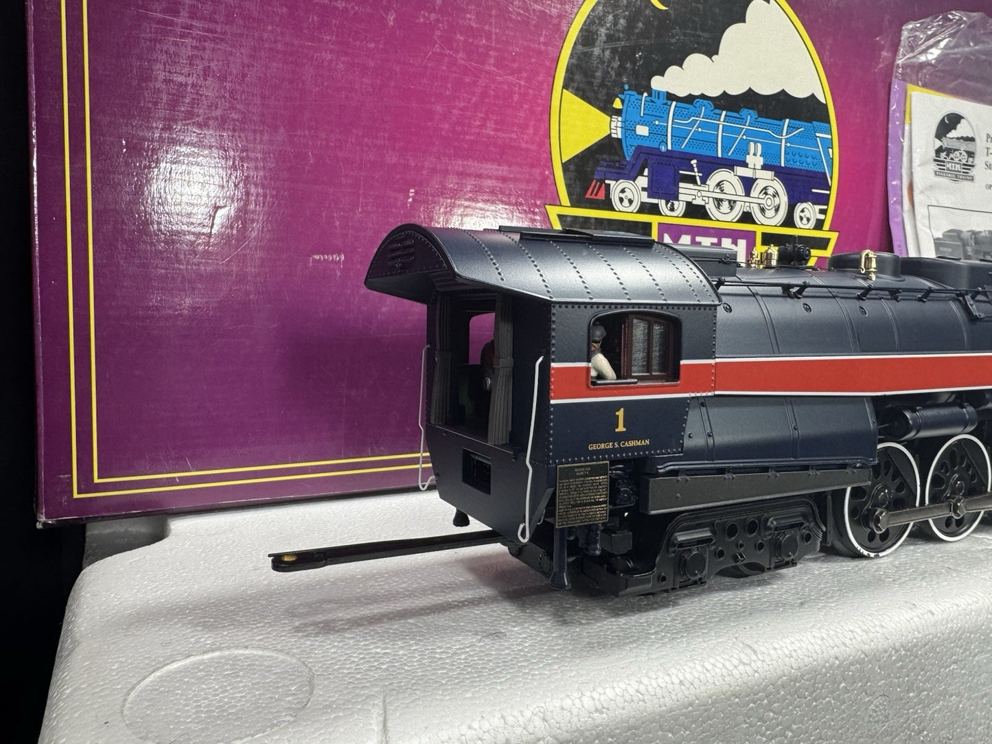 MTH 20-3131-1 American Freedom Train 4-8-4 T-1 steam engine #1 PS2 BCR LNIB7