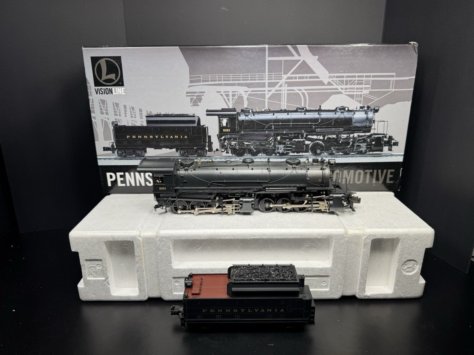 Lionel VISIONLINE 6-11154 Pennsylvania PRR 0-8-8-0 CC2 steam engine #8183 EX0