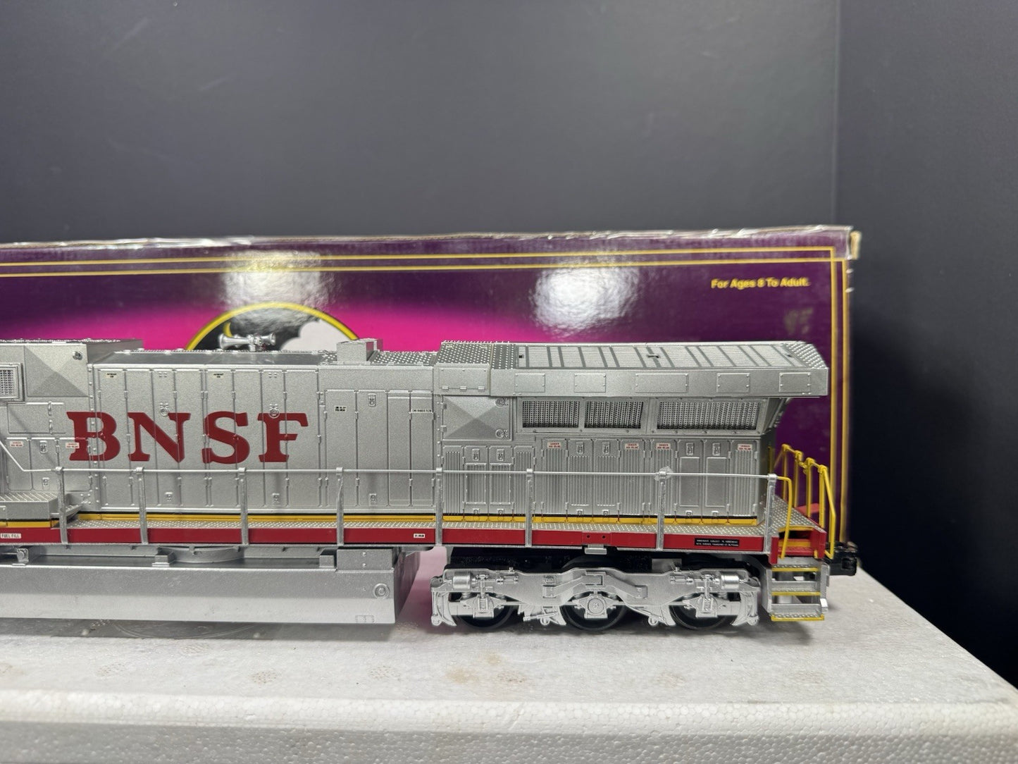MTH 20-2265-1 Santa Fe Warbonnet AC6000 diesel engine #954 PS2 BCR EX3