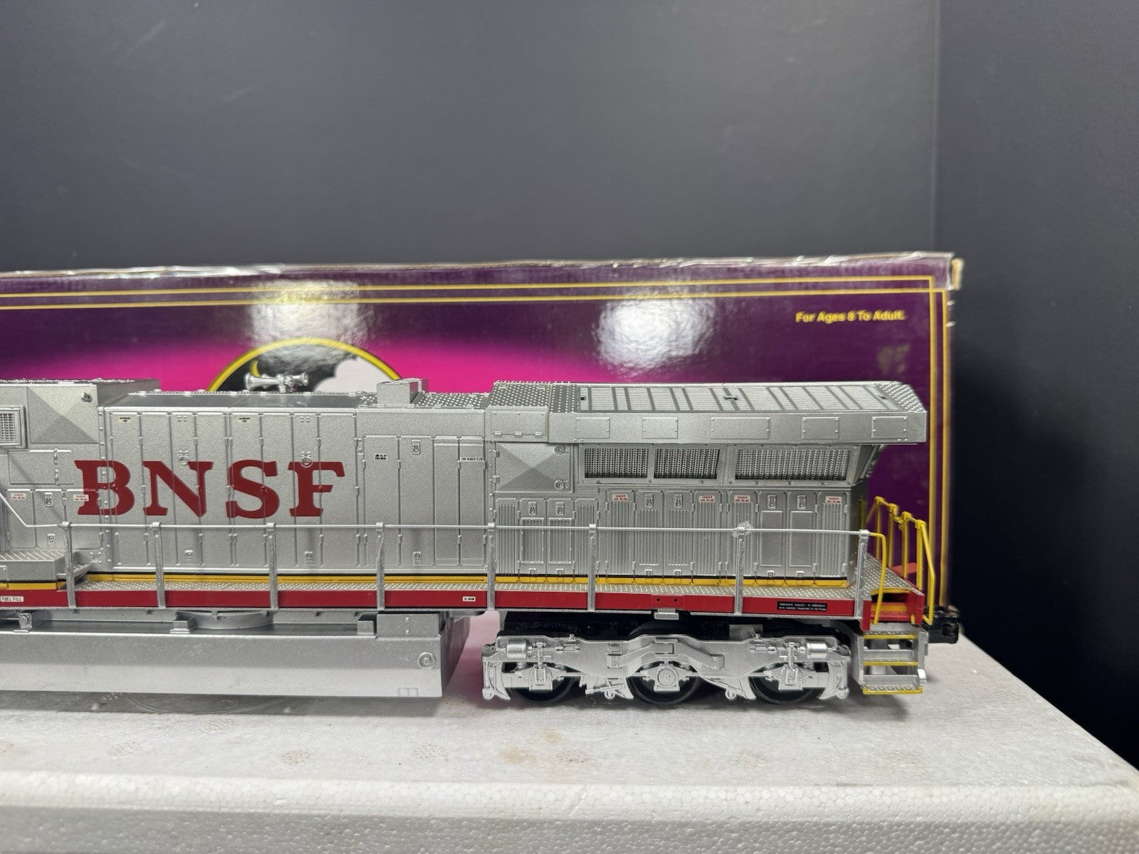 MTH 20-2265-1 Santa Fe Warbonnet AC6000 diesel engine #954 PS2 BCR EX3