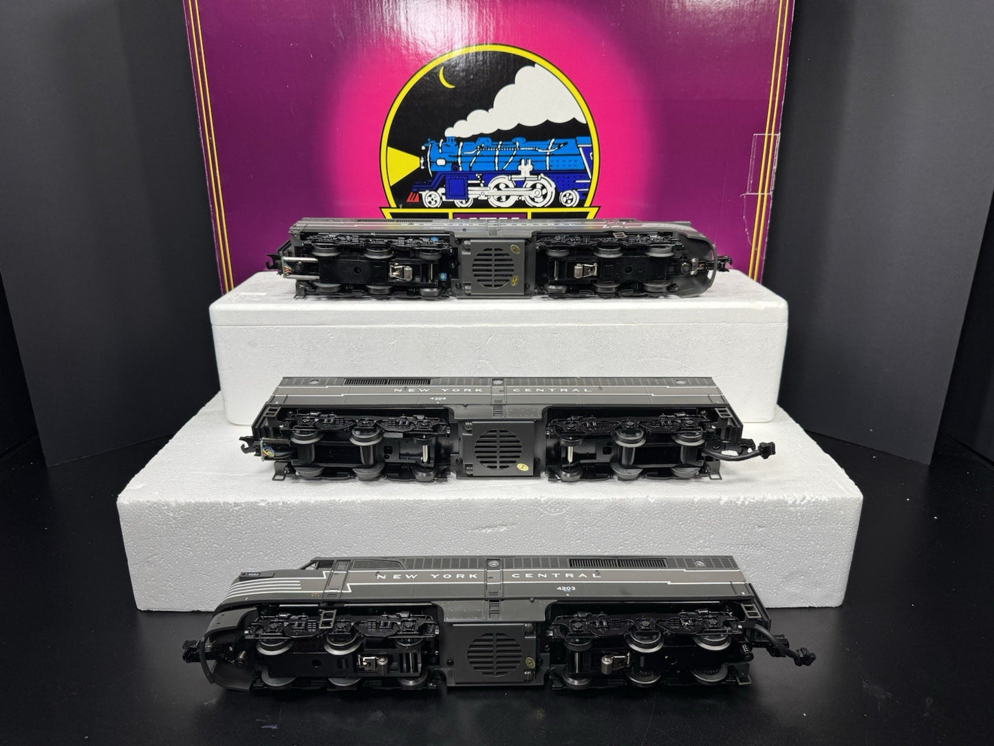 MTH 20-2476-1 New York Central NYC Alco PA diesel engine ABA set PS2 BCR EX12