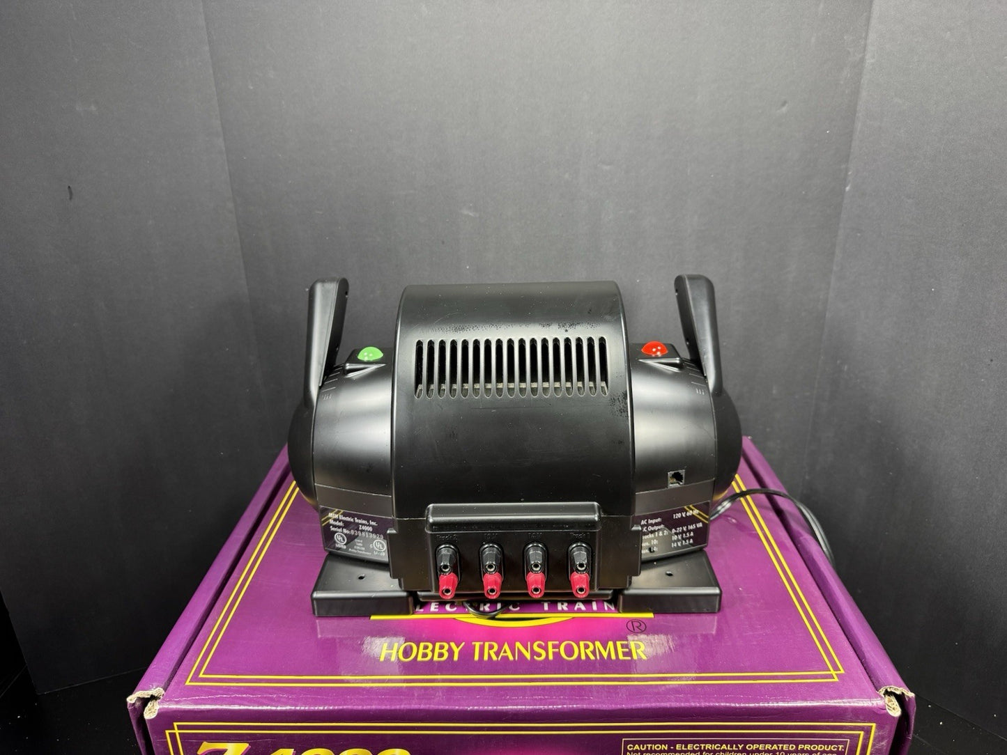 MTH 40-4000 Z-4000 400-watt dual control transformer LNIB4