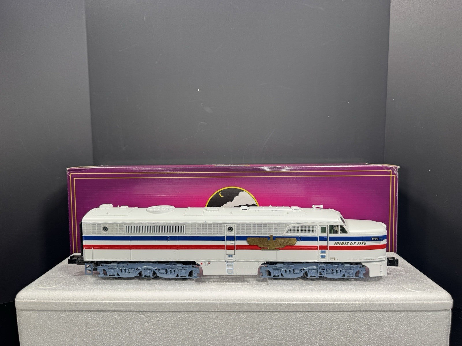 MTH 20-2967-1E American Freedom Alco PA diesel engine #1776 PS2 BCR LNIB5