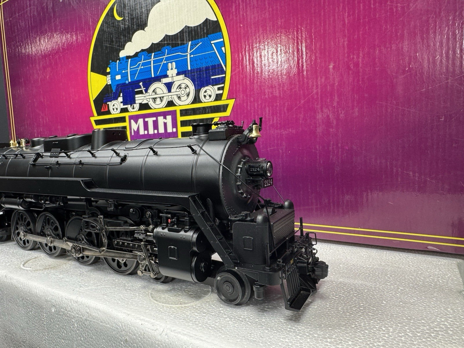 MTH 20-3130-1 Reading 4-8-4 T-1 steam engine #2124 PS2 BCR LNIB1