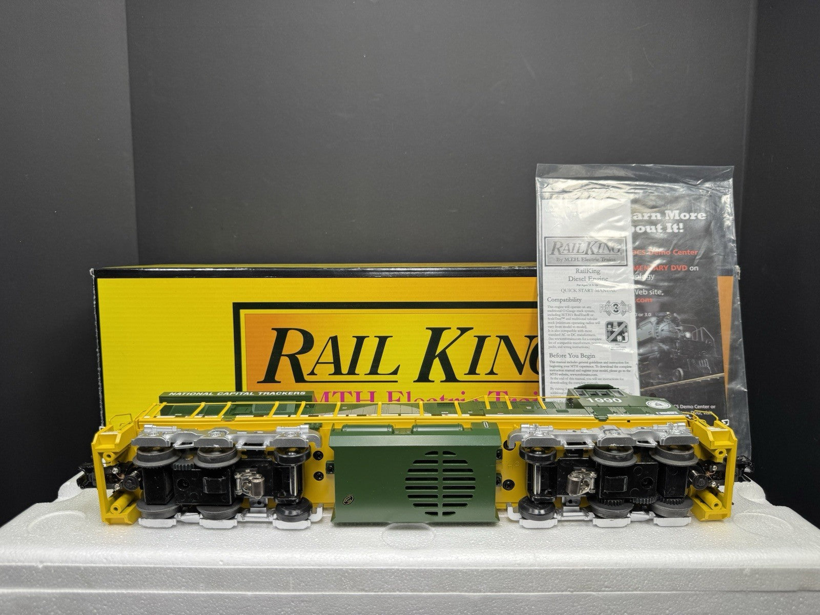 MTH RailKing 30-20480-1 National Capital Trackers ES44AC diesel engine PS3 NIB10