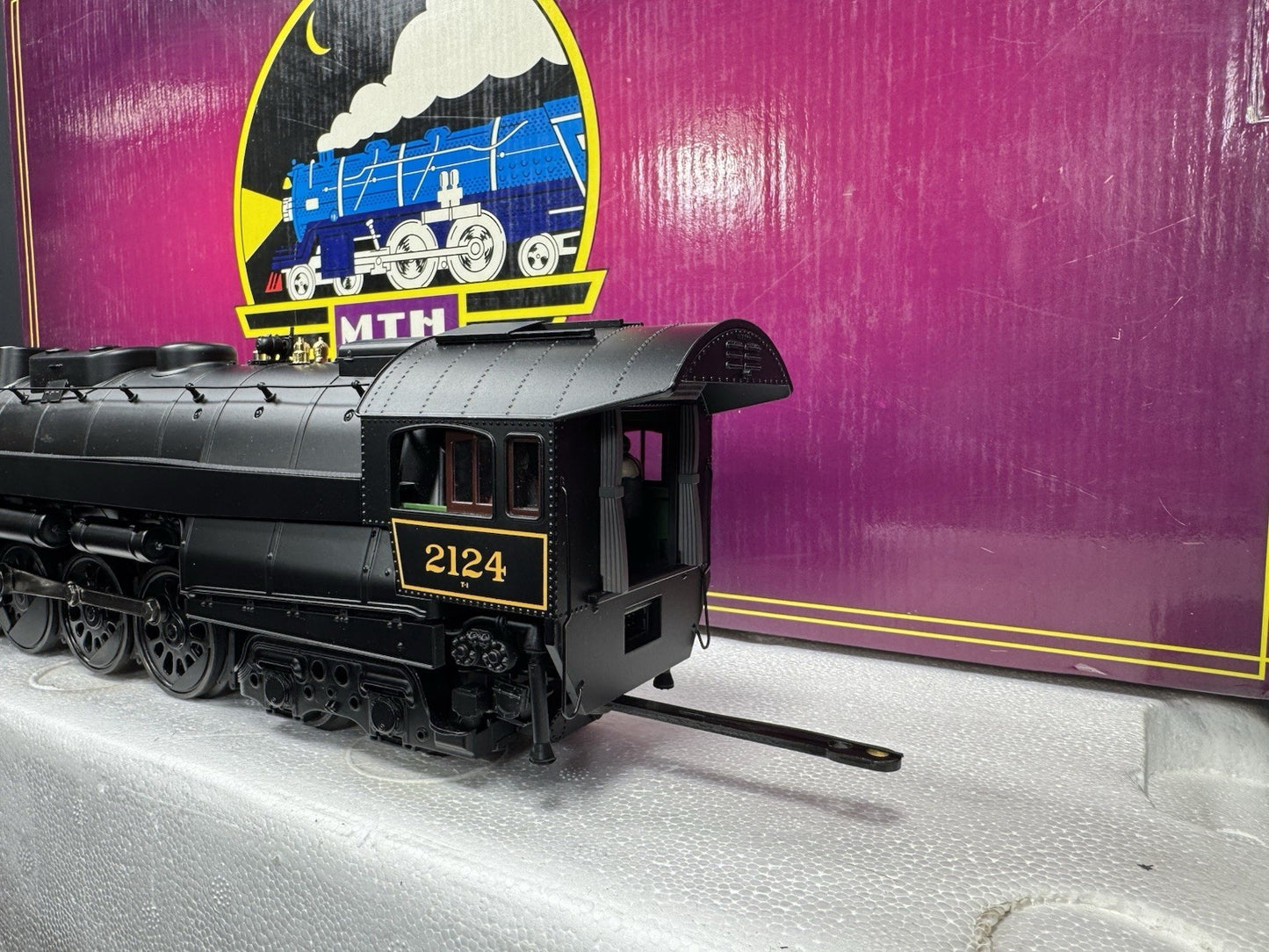 MTH 20-3130-1 Reading 4-8-4 T-1 steam engine #2124 PS2 BCR LNIB8